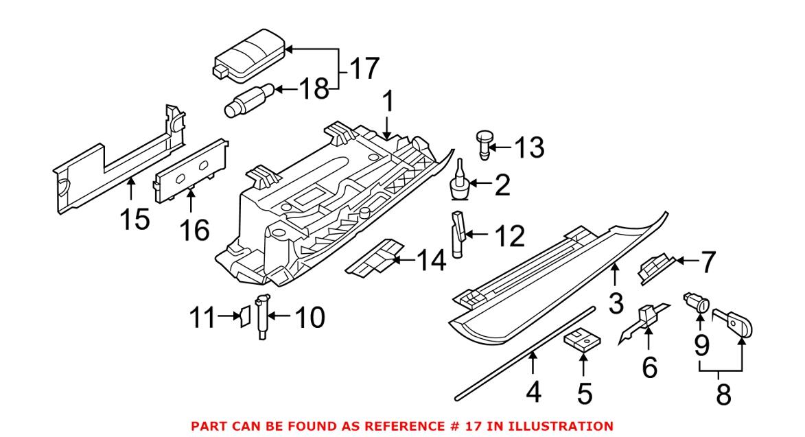 BMW Courtesy Light 63316962040